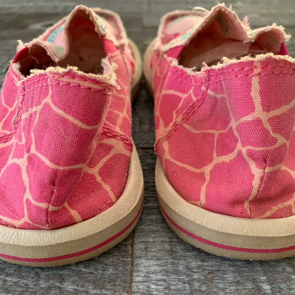 Sanuk Girls Sidewalk Surfer Giraffe Print - Picture 5 of 15